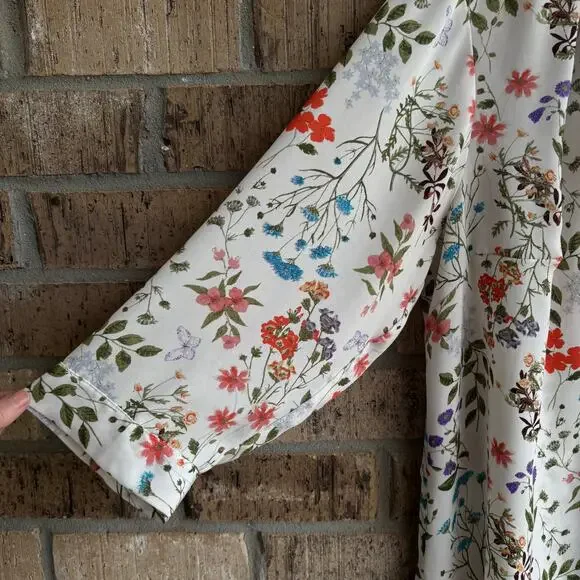 Violet + Claire Women's Floral Botanical Blouse – Size 1X - Picture 3 of 9